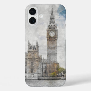 Big Ben Londen – Iconisch Reislandmark Design iPhone 16 Plus Hoesje