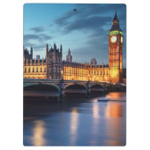 Big Ben, Londen. Klembord (Achterkant)