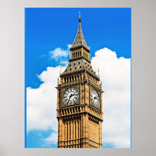 Big Ben, Londen, landschapsfoto Poster (Voorkant)