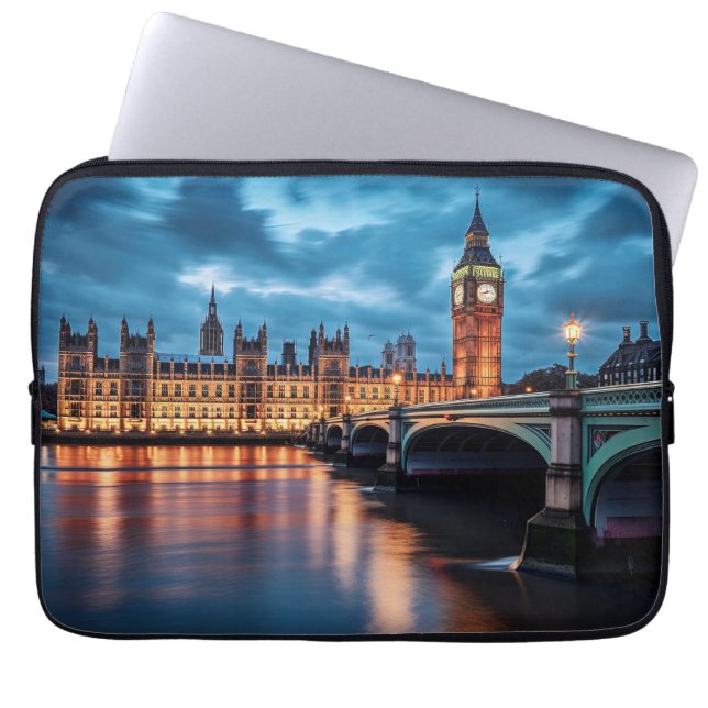 Big Ben, Londen. Laptop Sleeve (Voorkant)