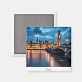 Big Ben, Londen. Magneet (Voorkant / Achterkant)