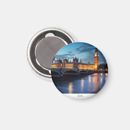 Big Ben, Londen. Magneet (Voorkant / Achterkant)