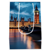 Big Ben, Londen. Medium Cadeauzakje (Achterkant)
