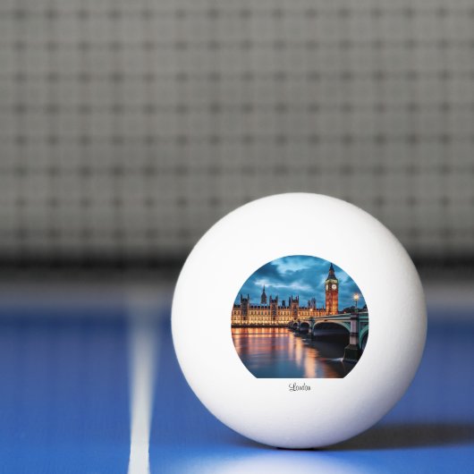 Big Ben, Londen. Pingpongbal (Net)