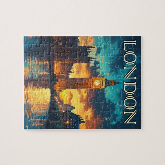 Big Ben, Londen Reizen Legpuzzel (Horizontaal)