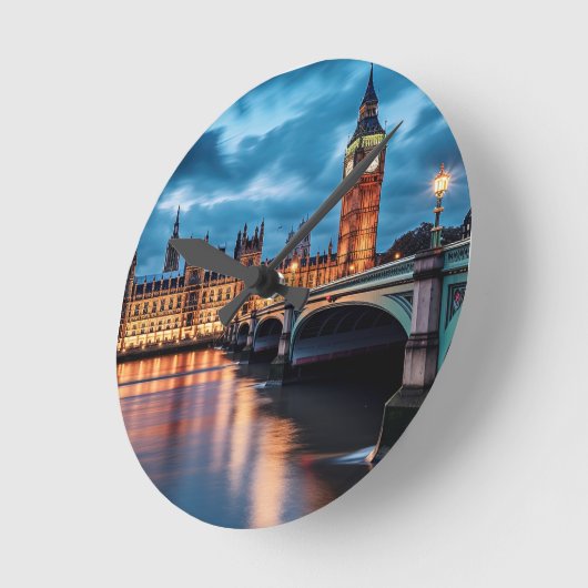 Big Ben, Londen. Ronde Klok (Hoek)