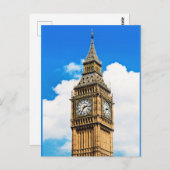 Big Ben, Londen, schilderachtig foto Briefkaart (Voorkant / Achterkant)