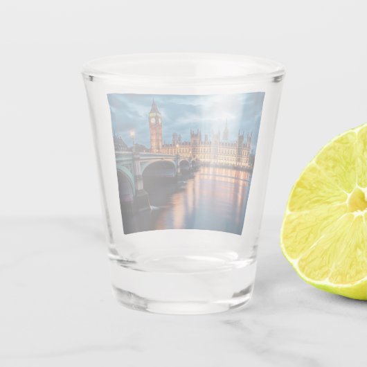 Big Ben, Londen. Shot Glas (Achterkant)