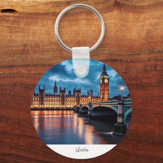 Big Ben, Londen. Sleutelhanger (Voorkant)