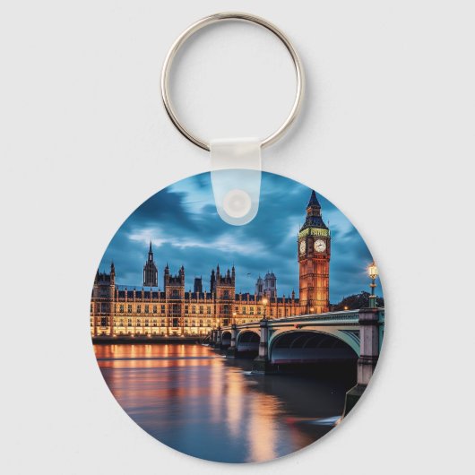 Big Ben, Londen. Sleutelhanger (Achterkant)