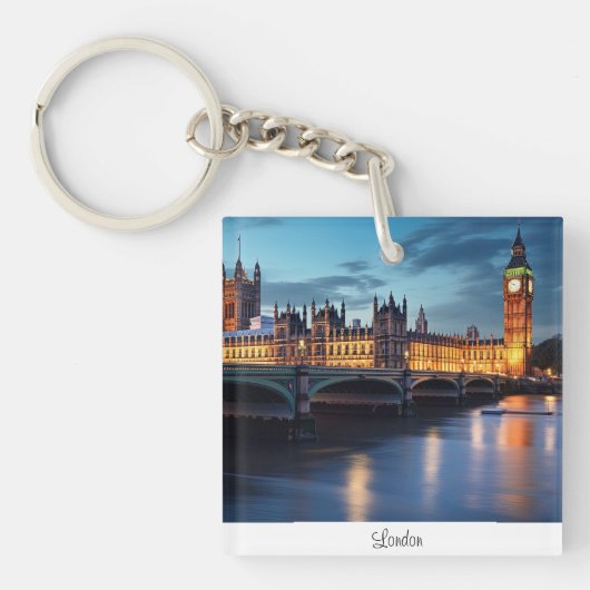 Big Ben, Londen. Sleutelhanger (voorkant)