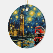 Big Ben Londen Souvenir Keramisch Ornament (Links)