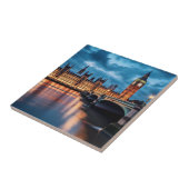 Big Ben, Londen. Tegeltje (Zijkant)