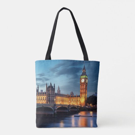 Big Ben, Londen. Tote Bag (Achterkant)