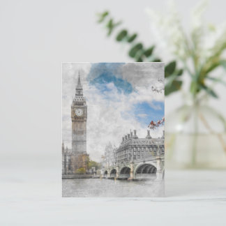 Big Ben, Londen, Verenigd Koninkrijk Briefkaart
