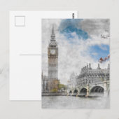 Big Ben, Londen, Verenigd Koninkrijk Briefkaart (Voorkant / Achterkant)