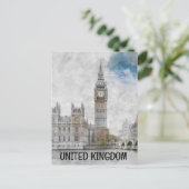 Big Ben, Londen, Verenigd Koninkrijk Briefkaart (Staand voorkant)