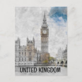 Big Ben, Londen, Verenigd Koninkrijk Briefkaart (Voorkant)