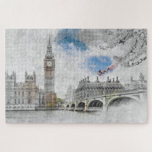 Big Ben, Londen, Verenigd Koninkrijk Legpuzzel (Horizontaal)