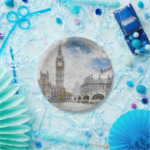 Big Ben, Londen, Verenigd Koninkrijk Papieren Bordje (Feest)