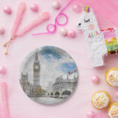 Big Ben, Londen, Verenigd Koninkrijk Papieren Bordje (Feest)