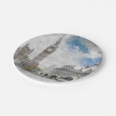 Big Ben, Londen, Verenigd Koninkrijk Papieren Bordje (Gekanteld)