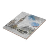 Big Ben, Londen, Verenigd Koninkrijk Tegeltje (Zijkant)