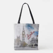 Big Ben, Londen, Verenigd Koninkrijk Tote Bag (Achterkant)