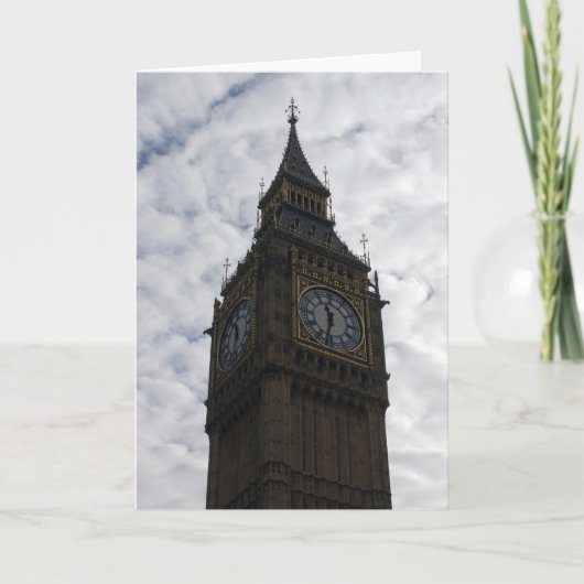 Big Ben - Londen - Wenskaart Kaart (Voorkant)