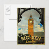 Big Ben London Briefkaart (Voorkant / Achterkant)