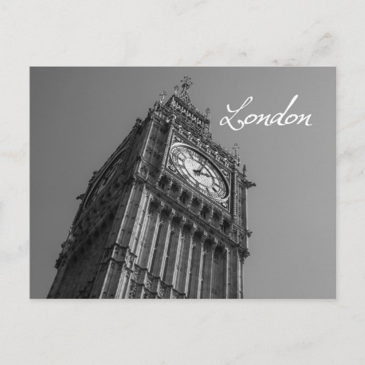 Big Ben London Briefkaart (Voorkant)