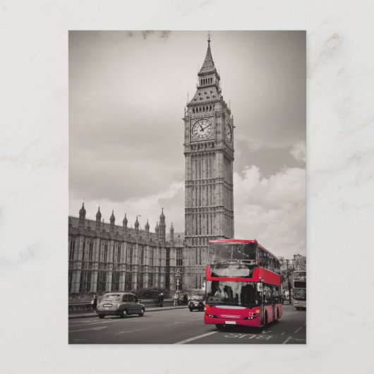 Big Ben London Briefkaart (Voorkant)