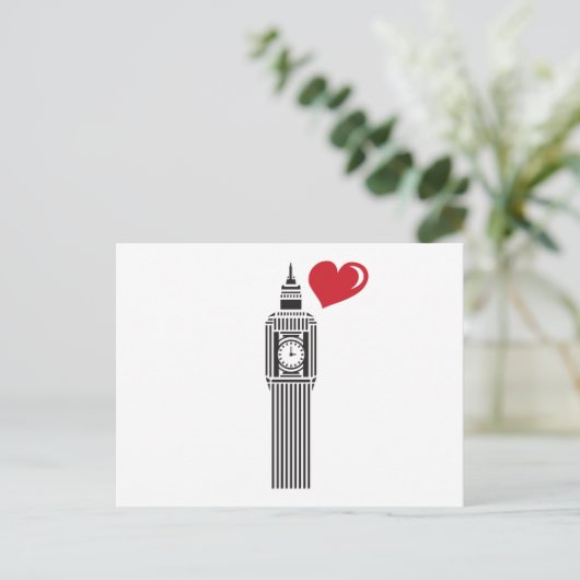 BIG BEN LONDON BRIEFKAART (Staand voorkant)