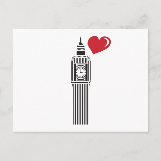 BIG BEN LONDON BRIEFKAART (Voorkant)