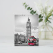 Big Ben London Briefkaart (Staand voorkant)