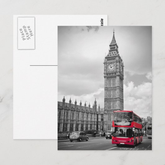 Big Ben London Briefkaart (Voorkant / Achterkant)