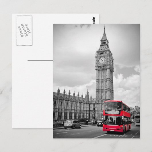 Big Ben London Briefkaart (Voorkant / Achterkant)