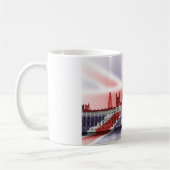 Big Ben London en Union Jack vlag Koffiemok (Links)