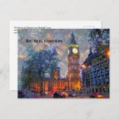Big Ben, London England Briefkaart (Voorkant / Achterkant)