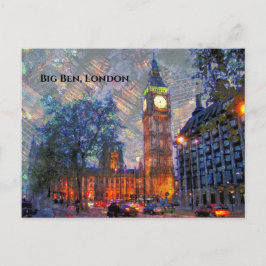 Big Ben, London England Briefkaart
