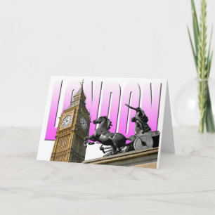 Big Ben-London-England Feestdagen Kaart