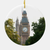 Big Ben London England Keramisch Ornament (Achterkant)