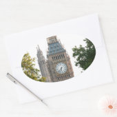 Big Ben London England Ovale Sticker (Envelop)