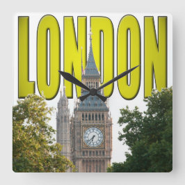 Big Ben London England Vierkante Klok