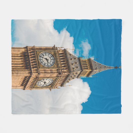 BIG BEN LONDON FLEECE DEKEN (Voorkant (Horizontaal))