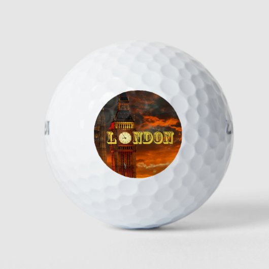 BIG BEN LONDON GOLFBALLEN (Voorkant)