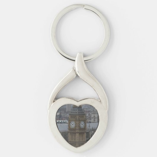 Big Ben London Heart Keychain (Voorkant)