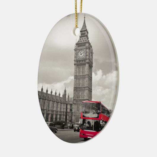 Big Ben London Keramisch Ornament (Links)