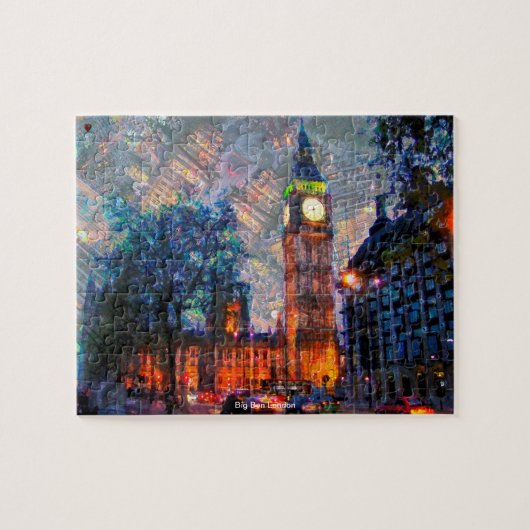 Big Ben London Legpuzzel (Horizontaal)