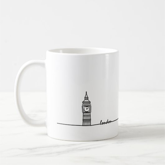 Big Ben London Mok, Big Ben Mok, London Gift Koffiemok (Links)
